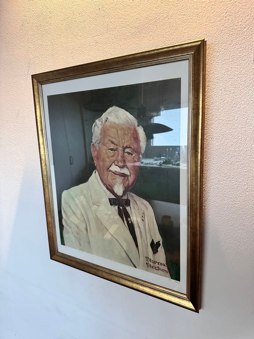 NIGO カーネルサンダース　ノーマンロックウェル　サインあり