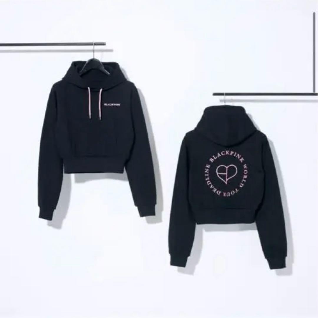 BLACKPINK DEADLINE プルオーバーフーディー　ショートサイズ プルオーバーフーディー -CIRCLE LOGO-（BLACK） – YGEX OFFICIAL SHOP