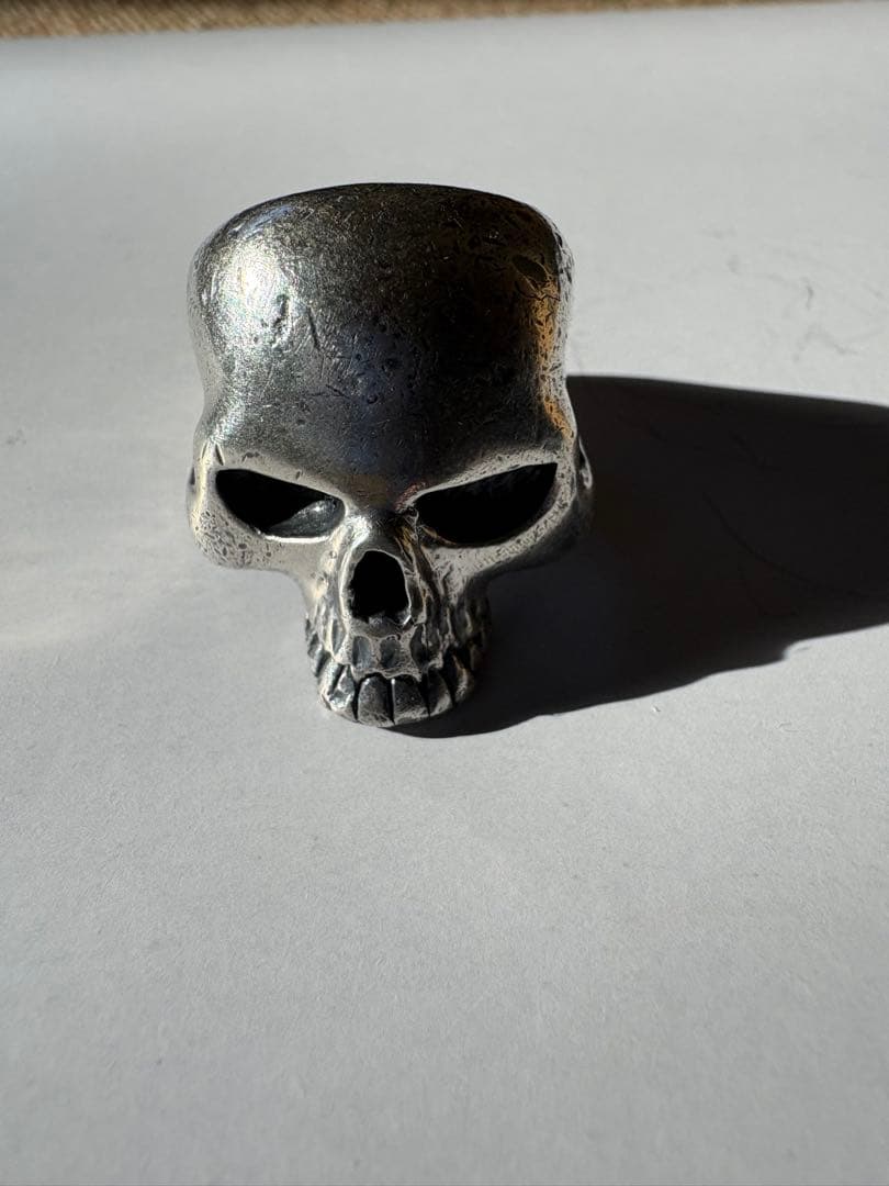 ポ*ん様 クレイジーピッグ エビルスカルリング CRAZY PIG（クレイジーピッグ） 7~26号 ラージ エビル スカル リング