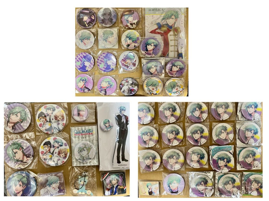 うたプリ うたの☆プリンスさまっ♪ 藍 缶バッジ アクリルスタンド 特典 劇場版 うたの☆プリンスさまっ♪ TABOO NIGHT XXXX 描きおろし