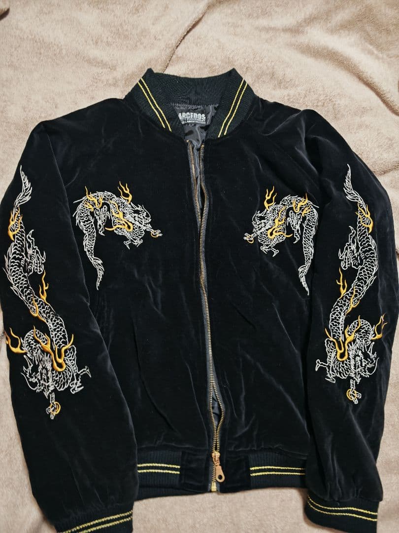 BARCEDOS 別珍 龍 日本限定 スカジャン unisex vintage